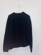 Load image into Gallery viewer, Tommy Hilfiger 80% lambswool sweat black
