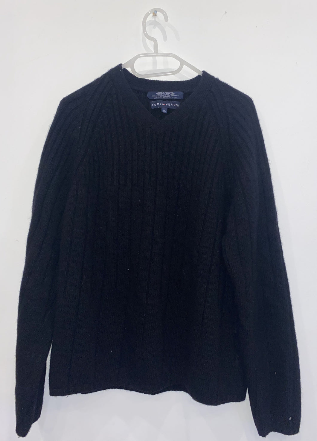 Tommy Hilfiger 80% lambswool sweat black