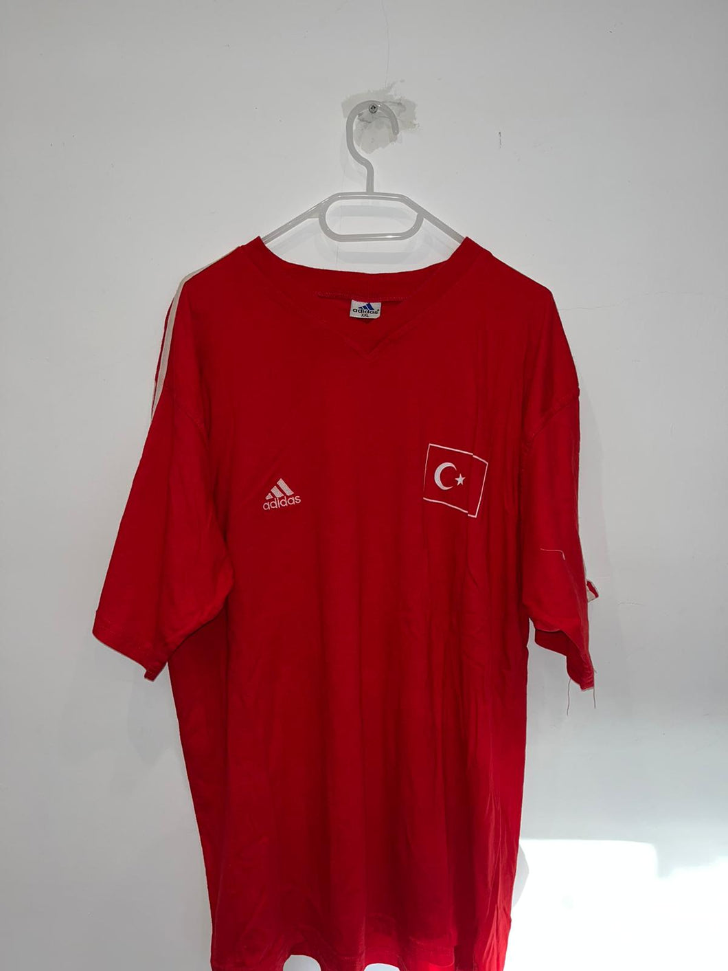 Adidas red Turkey Tshirt