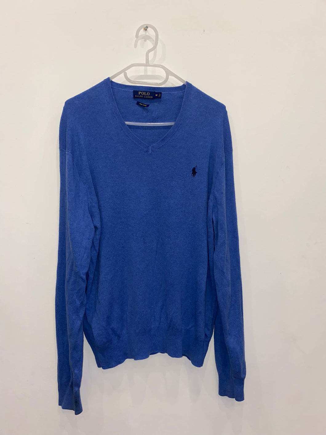 Ralph Lauren Polo Blue Cotton Jumper